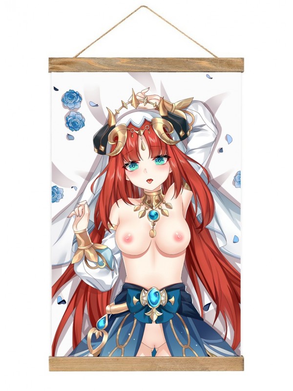 Personalised Wall Scroll Poster Genshin Impact Nilou 40x60cm(23.6x15.7in)