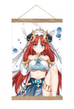 Limited Edition Wall Scroll Poster Anime Genshin Impact Nilou 40x60cm(23.6x15.7in)