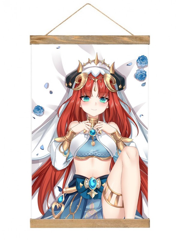 Limited Edition Wall Scroll Poster Anime Genshin Impact Nilou 40x60cm(23.6x15.7in)