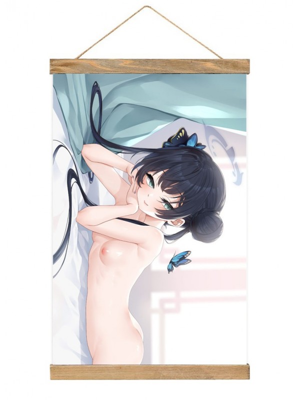 Clearance Anime Wall Scroll Sexy Blue Archive Kisaki 40x60cm(23.6x15.7in)