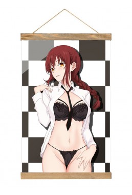 Personalised Anime Wall Scroll Hanger Chainsaw Man Makima 40x60cm(23.6x15.7in)