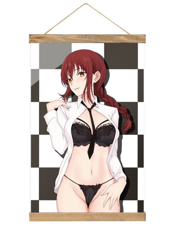 Personalised Anime Wall Scroll Hanger Chainsaw Man Makima 40x60cm(23.6x15.7in)