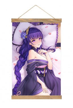 Durable Japanese Wall Scroll Genshin Impact Raiden Shogun Baal 40x60cm(23.6x15.7in)