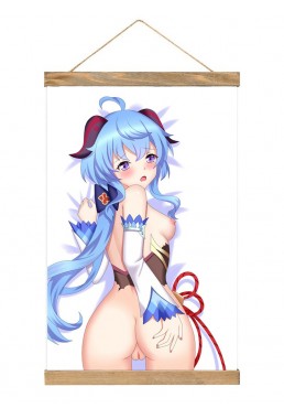 Funny Japanese Wall Scroll Genshin Impact Ganyu 40x60cm(23.6x15.7in)
