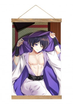 Custom Japanese Wall Scroll Art Genshin Impact Scaramouche 40x60cm(23.6x15.7in)