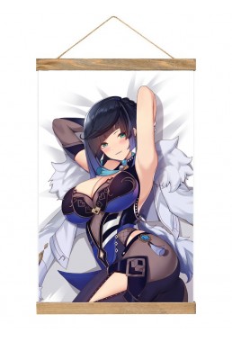 Tap Japanese Wall Scroll Genshin Impact Yelan 40x60cm(23.6x15.7in)