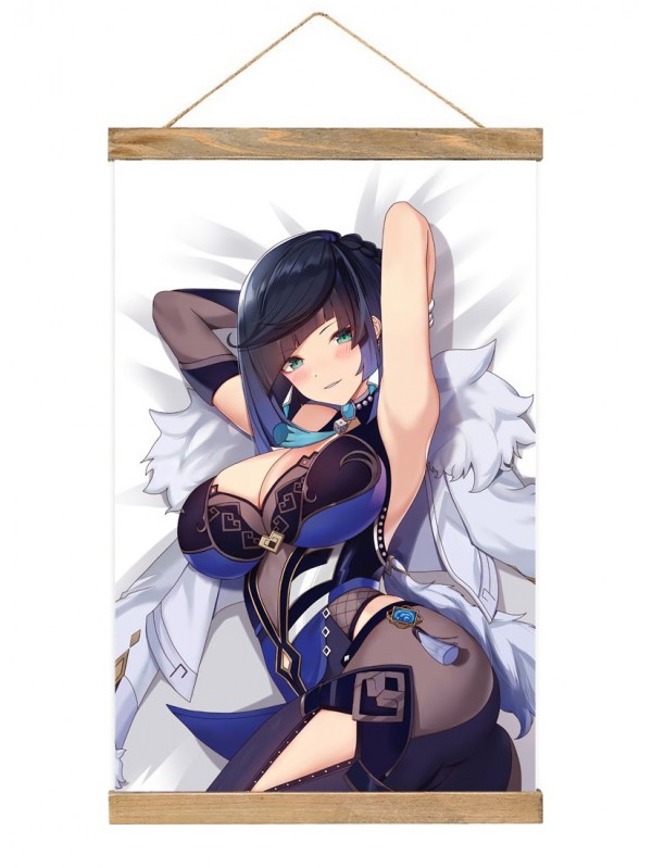 Tap Japanese Wall Scroll Genshin Impact Yelan 40x60cm(23.6x15.7in)
