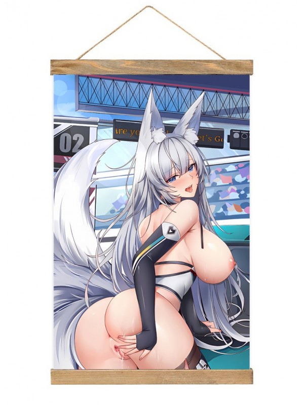 Welcome Wall Scroll Hanging Azur Lane Ijn Shinano 40x60cm(23.6x15.7in)