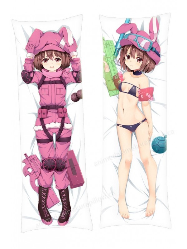 Kohiruimaki Karen Gun Gale Online Anime Dakimakura Japanese Hugging Body Pillow Cover