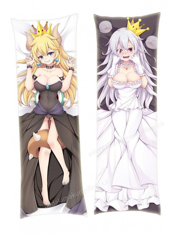 Super Mario Bowsette Princess Bowser Anime Dakimakura Pillowcover Japanese Love Body Pillowcase