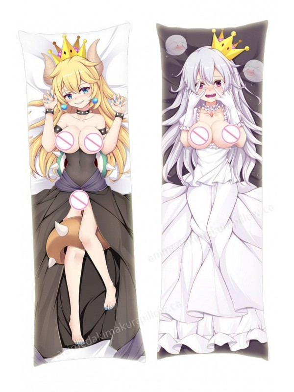 Super Mario Bowsette Princess Bowser Anime Dakimakura Pillowcover Japanese Love Body Pillowcase pillowcase