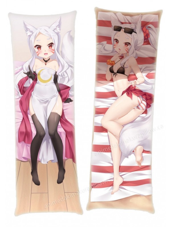 Sewayaki Kitsune no Senko-san Shiro Japanese character body dakimakura pillow cover