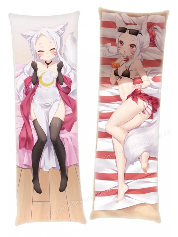 Sewayaki Kitsune no Senko-san Shiro Japanese character body dakimakura pillow cover