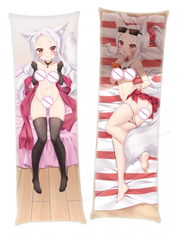 Sewayaki Kitsune no Senko-san Shiro Japanese character body dakimakura pillow cover
