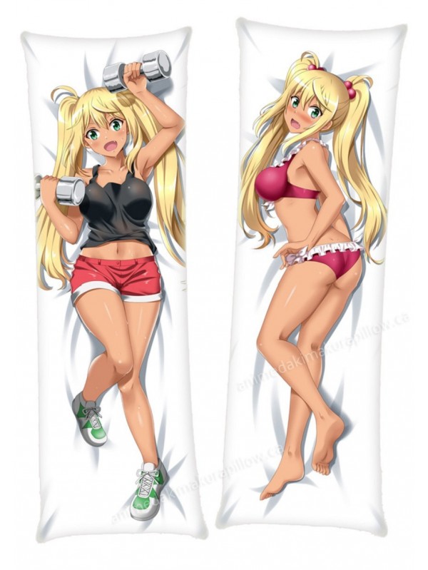 How Heavy Are the Dumbbells You Lift Sakura Hibiki Japanese character body dakimakura pillow cover
