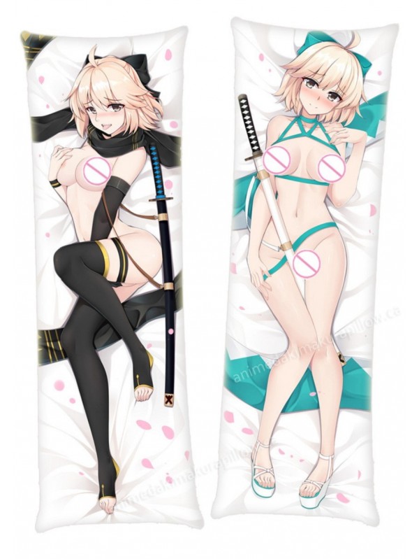 FATE GRAND ORDER SWIMSUIT OKITA SOJI Japanese character body dakimakura pillow cover