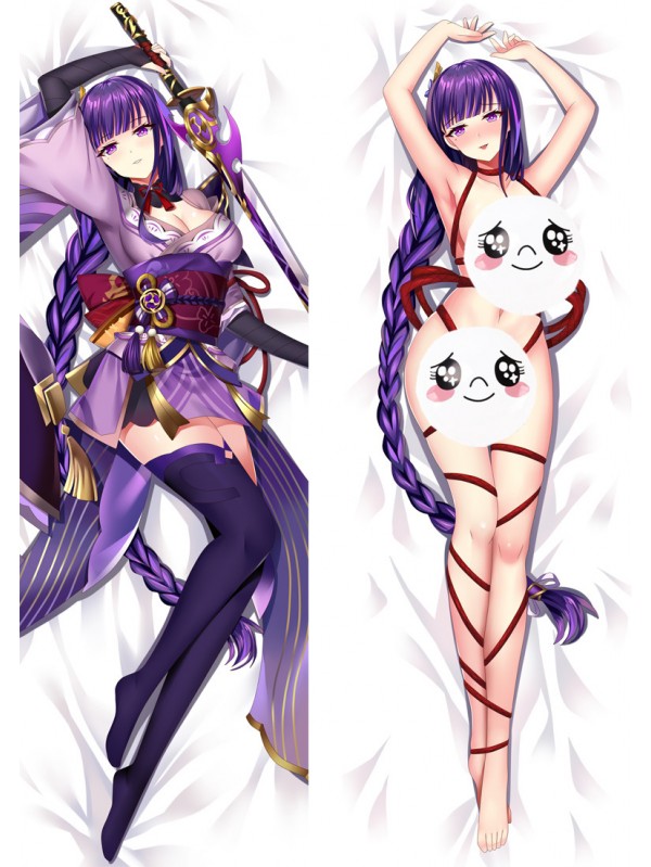 Genshin Impact Raiden Shogun Baal Anime Dakimakura japanese pillowcase