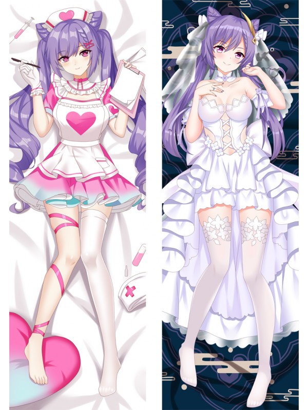 Genshin Impact Keqing Anime Dakimakura japanese pillowcase