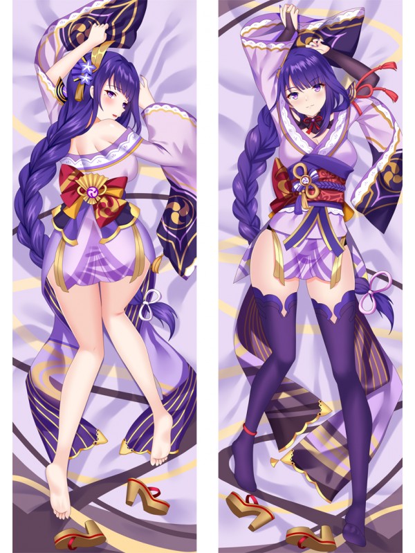 Raiden Shogun Baal Genshin Impact Anime Dakimakura japanese pillowcase