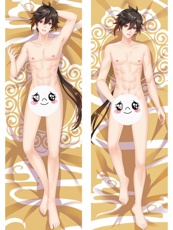 Genshin Impact Zhongli Anime Dakimakura japanese pillowcase