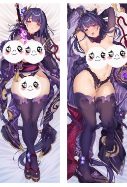 Genshin Impact Raiden Shogun Baal Anime Dakimakura japanese pillowcase