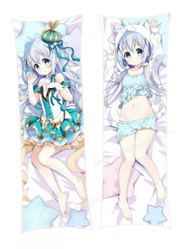 Kafuu Chino Is the Order a Rabbit Anime Dakimakura Pillowcover Japanese Love Body Pillowcase pillowcase