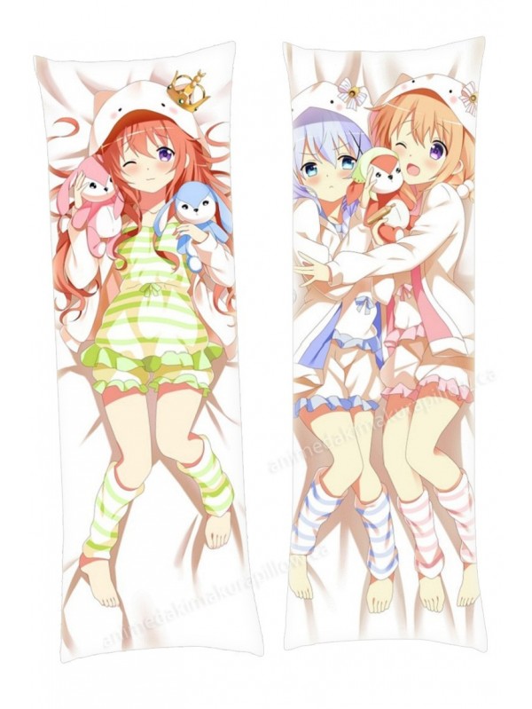 Hoto Cocoa Chino Is the Order a Rabbit Anime Dakimakura Pillowcover Japanese Love Body Pillowcase pillowcase