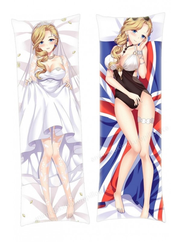 Hood Azur Lane Anime Dakimakura Pillowcover Japanese Love Body Pillowcase