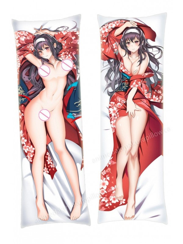 Utaha Kasumigaoka Saenai Heroine no Sodatekata Anime Dakimakura Japanese Hugging Body Pillow Cover