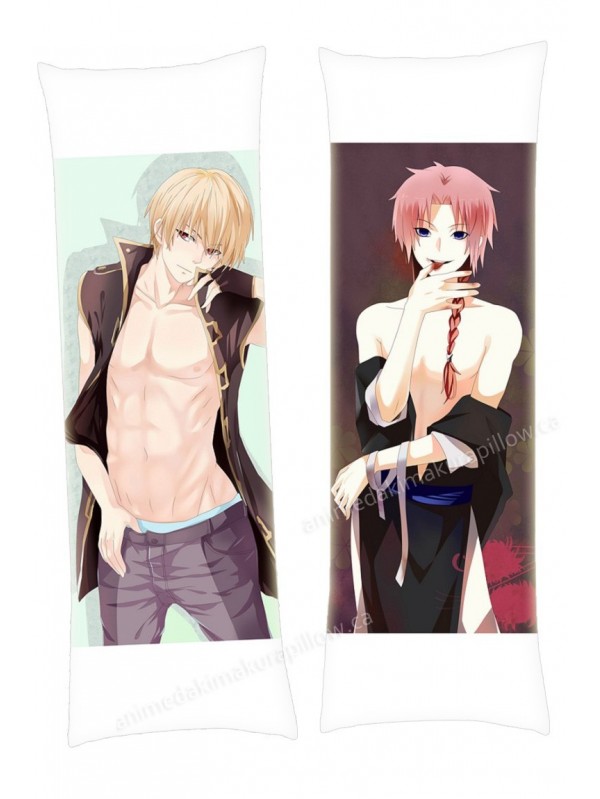 Okita Sougo and Kamui GIntama Anime Dakimakura Japanese Hugging Body Pillow Cover