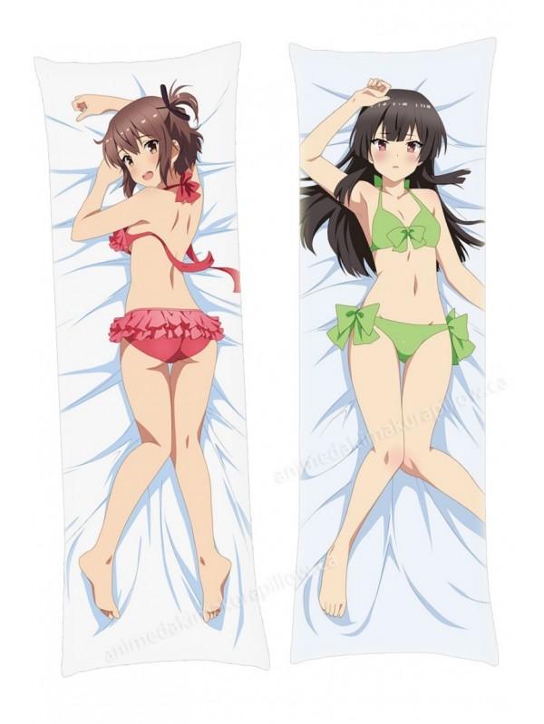 Kanami Eto and Hiyori Jujo Katana Maidens Toji No Miko Anime Dakimakura Japanese Hugging Body Pillow Cover