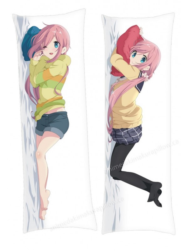 Laid-Back Camp Kagamihara Nadeshiko Japanese character body dakimakura pillow cover