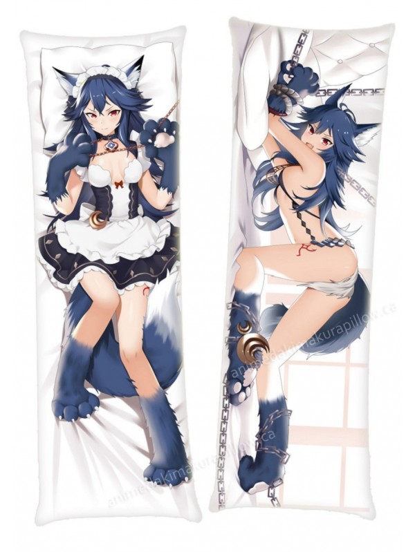 Magic Wolf Fenrir Granblue Fantasy Japanese character body dakimakura pillow cover