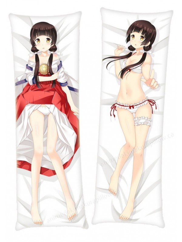 Kuma Miko Girl Meets Bear Machi Amayadori Japanese character body dakimakura pillow cover