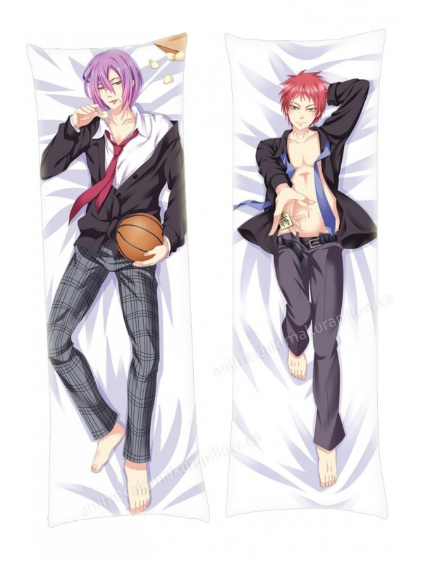 Atsushi Murasakibara and Seijuro Akashi Kuroko no Basket Male Dakimakura Japanese Hugging Body Pillowcase Anime