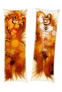 Big Tiger Male Anime body dakimakura japenese love pillow cover