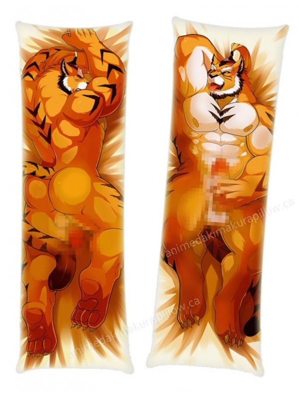 Big Tiger Male Anime body dakimakura japenese love pillow cover