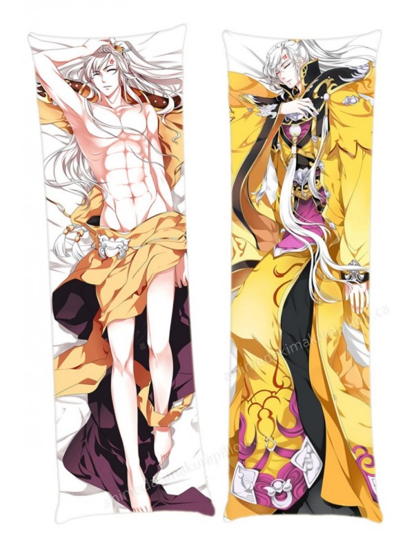 Chinese Online Game Character Male Dakimakura 3d pillow japanese anime pillow case