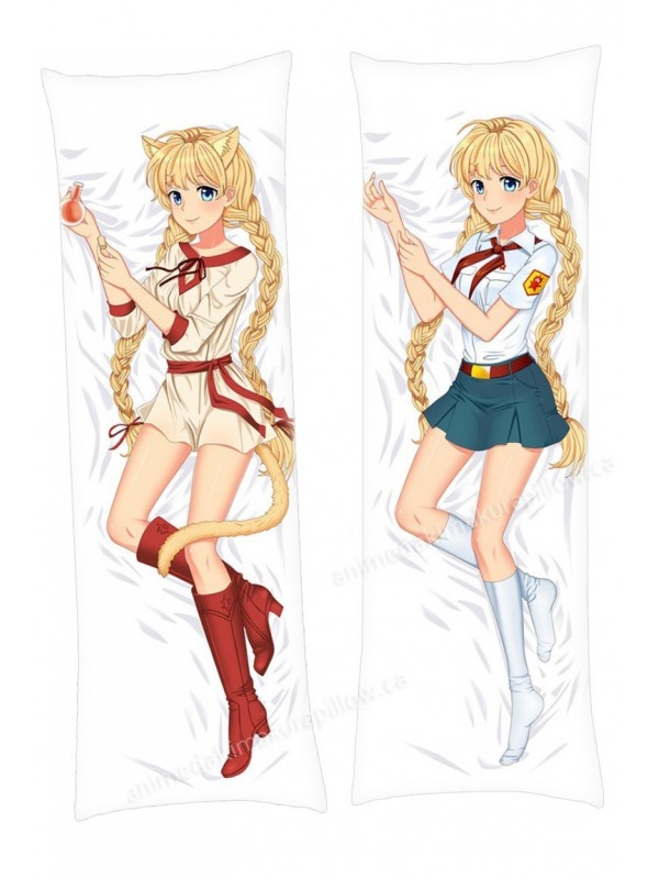 Cute Blonde Dakimakura Japanese Hugging Body Pillowcase Anime