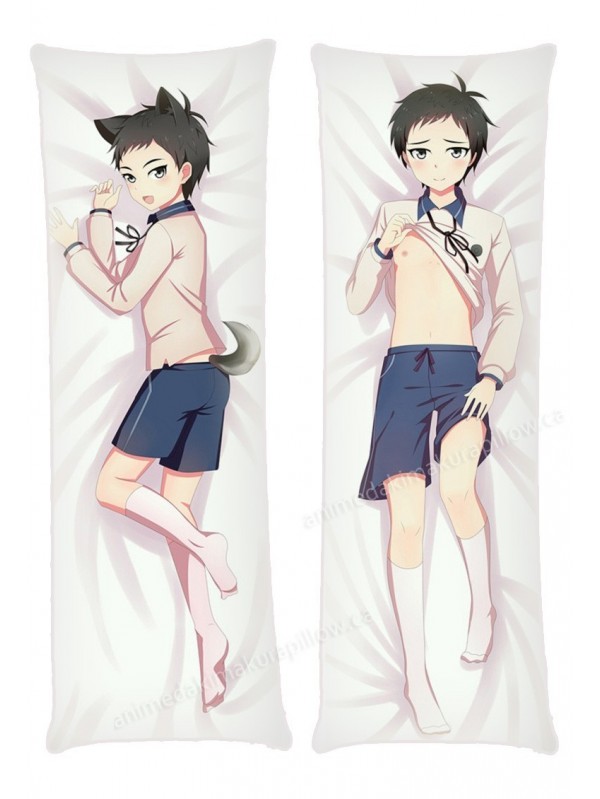 Cute Neko Boy Male Anime Dakimakura Japanese Hugging Body PillowCases