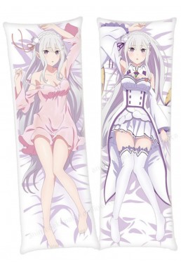 Emilia Re Zero Anime Dakimakura Japanese Hugging Body PillowCases