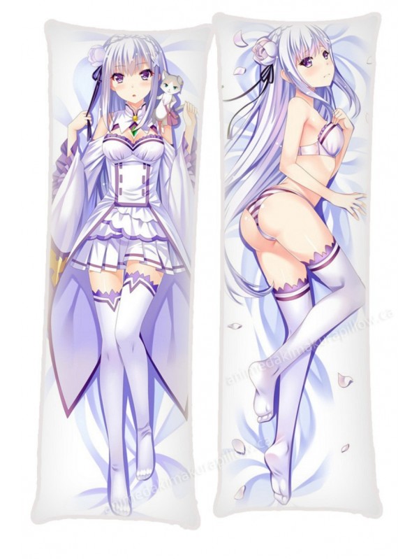 Emilia Re Zero Anime Dakimakura Japanese Hugging Body PillowCases