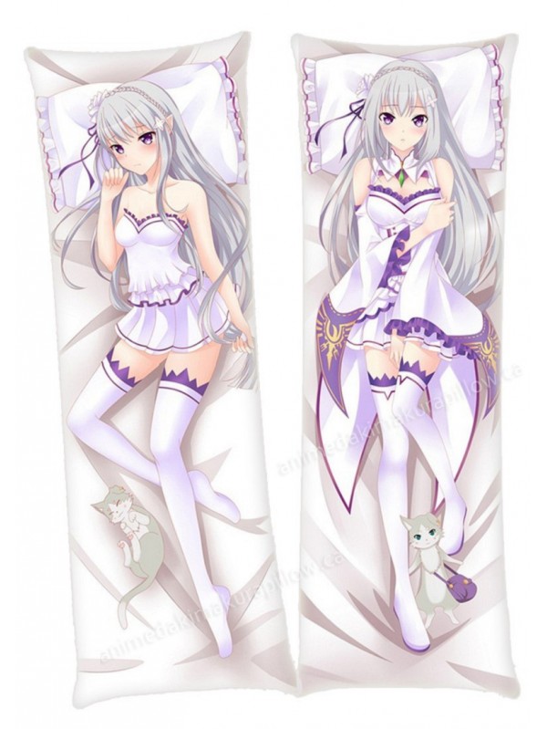 Emilia Re Zero Anime Dakimakura Japanese Hugging Body PillowCases
