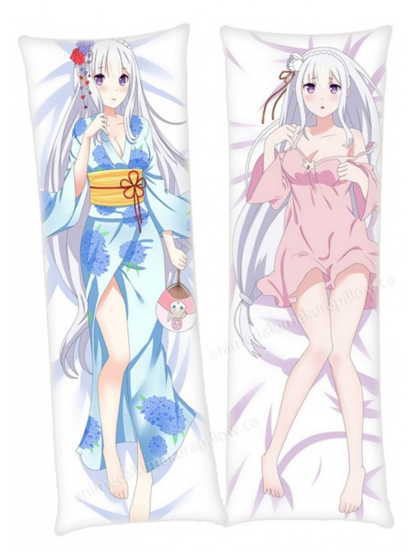 Emilia Re Zero Anime Dakimakura Japanese Hugging Body PillowCases