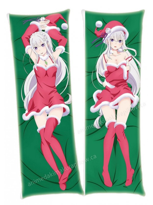 Emilia Re Zero Anime Dakimakura Japanese Hugging Body PillowCases