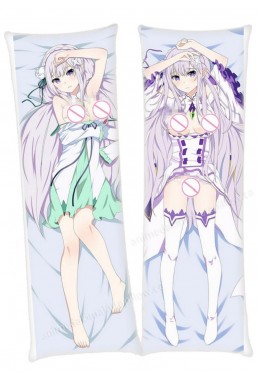 Emilia ReZero Anime Dakimakura Japanese Hugging Body PillowCases