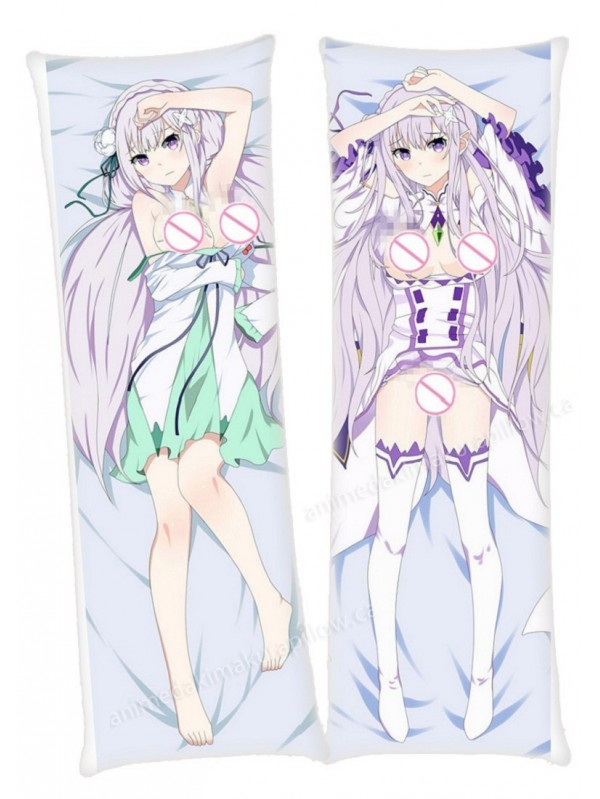 Emilia ReZero Anime Dakimakura Japanese Hugging Body PillowCases