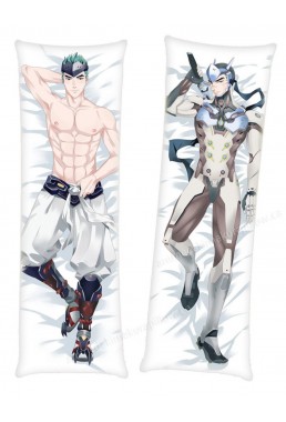 Genji Overwatch Male Anime body dakimakura japenese love pillow cover