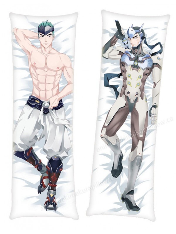 Genji Overwatch Male Anime body dakimakura japenese love pillow cover