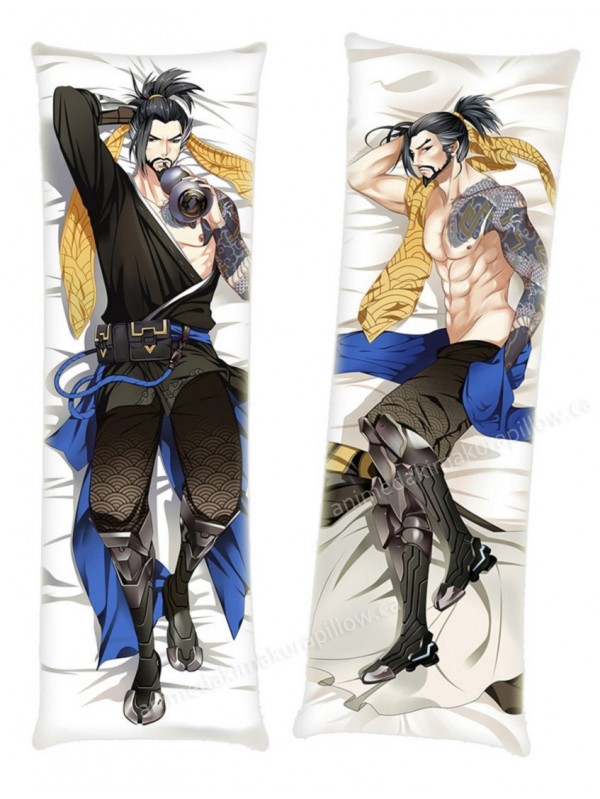 Hanzo Overwatch Male Anime body dakimakura japenese love pillow cover